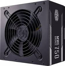 Блок живлення Cooler Master MWE 750 Bronze V2,750W,12cm fan,a/PFC,24+8,4xPeripheral,8xSATA,4xPCIe