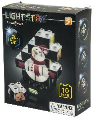Конструктор LIGHT STAX Junior с LED подсветкой Puzzle Christmas Edition LS-M03003