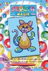 Набор для творчества Sequin Art SEQUIN MAGIC Кот