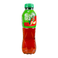 Fuzetea Напій безалкогольний Полуниця-диня негазований з екстрактом чорного чаю 0.5л. Склад: вода питна, цукор, фруктові соки з концентрату (полуниця 0.1%, диня 0.1%), кислоти (лимонна кислота, яблучн