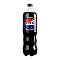 Напій безалкогольний Pepsi Нуль цукру сильногазований безкалорійний на ароматизаторах 1.25л. Склад: вода питна підготовлена, діоксид вуглецю, барвник (сульфітно-аміачна карамель), підсолоджувачі (аспа