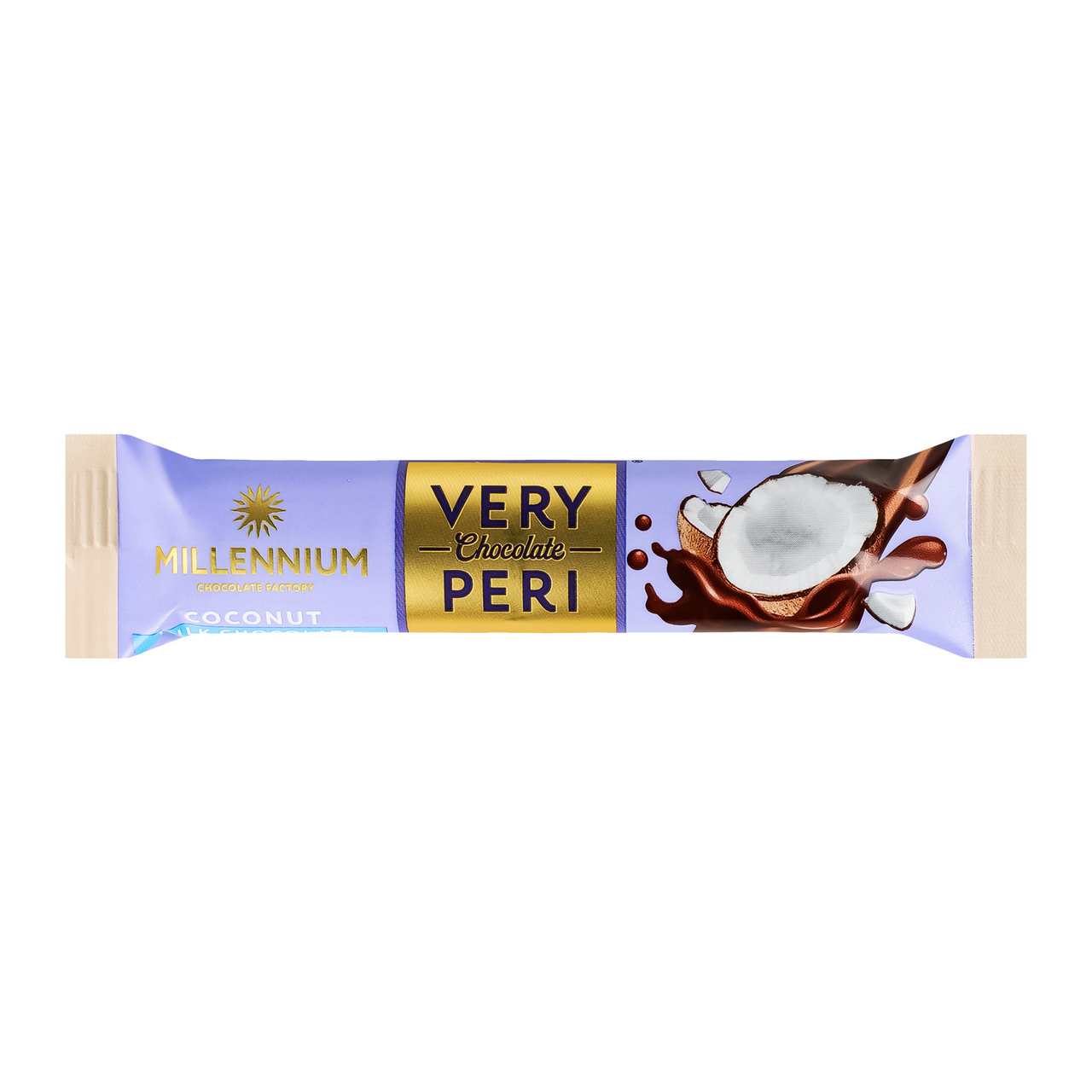 Шоколад Millennium Very Peri молочний з начин та кокосом 34г