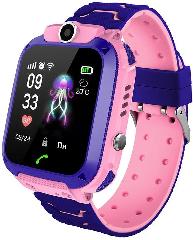 Дитячий GPS годинник-телефон GOGPS ME K16S Рожевий