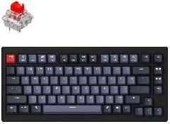 Клавиатура Keychron V1 84 Key QMK Gateron G PRO Red Hot-Swap RGB Carbon Black