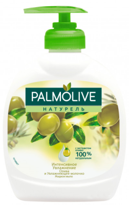 Крем-мило рідке "Palmolive" Натурель Оливкове молочко 300 мл