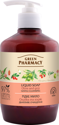 Мило рідке "Зелена Аптека", 460 мл, Оливка та годжі