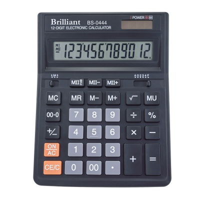 Калькулятор Brilliant BS-0444, чорний