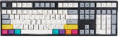 Клавиатура Varmilo VEA108 CMYK, Cherry Mx Silent Red, Multicolor