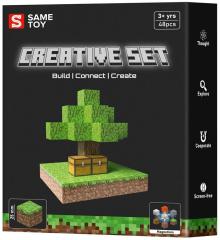 Конструктор магнітний Same Toy Creative Set Skyblock 48ел