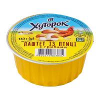 ХУТОРОК ПАШТЕТ ГРИБИ ПТИЦЯ 130Г