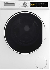 Стир. машина c функцией сушки  VESTEL WD814T2, 8/6 кг, 1400 об/мин, А+, 60 см, дисплей, кнопочное управление, белый