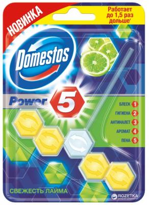 Туалетный блок Domestos Свіжість лайму 55 г