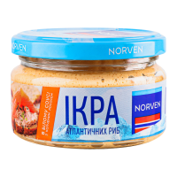NORVEN ІКРА В БІЛ СОУС З КОПЧЛОС160Г