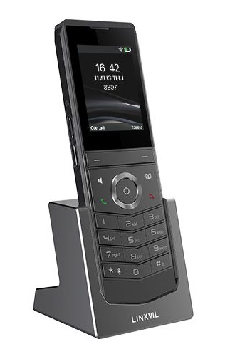 Портативний Wi-Fi телефон Fanvil W611W, 1x3.5 мм роз'єм для гарнітури, Wi-Fi 6, SIP, 2.4" кольоровий екран, IP67