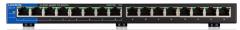 Комутатор Linksys LGS116P 16xGE (8xPoE), 80Вт, Некерований