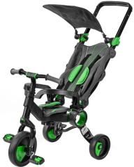 Триколісний велосипед Galileo Strollcycle Black зелений