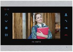 Видеодомофон Slinex SL-07N Cloud, IPS 7", детектор движения, переадресация, серебристый чёрный