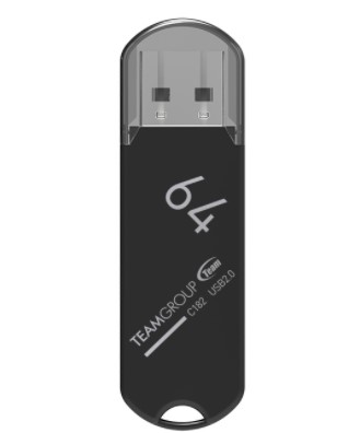 Накопичувач Team 64GB USB 2.0 C182 Black
