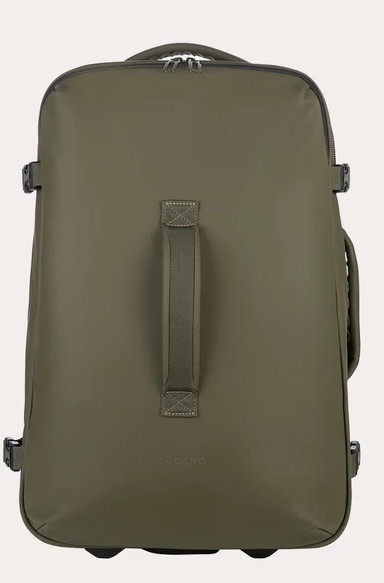 Сумка дорожня на 2-х колесах, Tucano Gommo Trolley S-size, зелений
