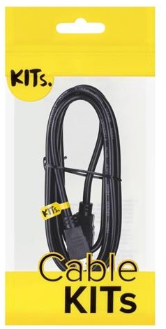 Кабель KITs HDMI 2.0 (AM/AM), black, 2m