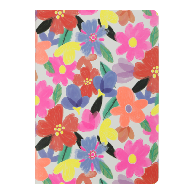 Книга для нотаток ART, В5, 32 арк., клітинка, прошита обкладинка, рожева