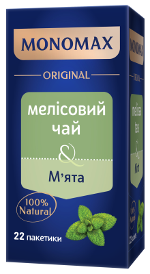 Чай Мелісовий 2г*22, пакет, М'ята, МОNОМАХ