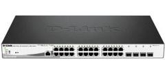 Комутатор D-Link DGS-1210-28P/ME рев B 24xGE PoE, 4xSFP