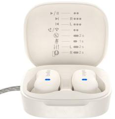 Навушники TWS Belkin Soundform Anywhere True Wireless, кремовий