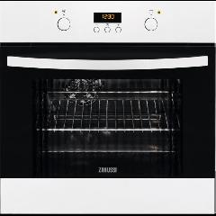 Духовой шкаф Zanussi электрический, 53л, A, дисплей, конвекция, белый