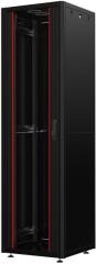 Шафа MIRSAN 19", 42U, GTN SERVER, склянні двері, 800x800 мм, максимально 1000 кг, чорна