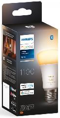 Лампа умная Philips Hue E27, 11W(60Вт), 2200K-6500K, Tunable white, ZigBee, Bluetooth, диммирование