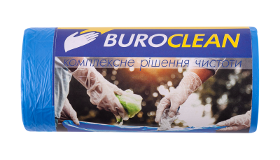 Пакети для мусора 35л/50 шт, сині, 500х600мм, 8мкм BuroClean EuroStandart