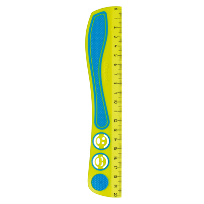 Лінійка пластикова KIDY'GRIP, 20см, асортимент.