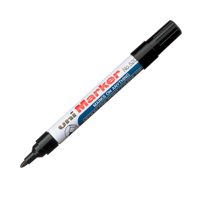 Маркер uni MARKER, 1-3мм, чорний