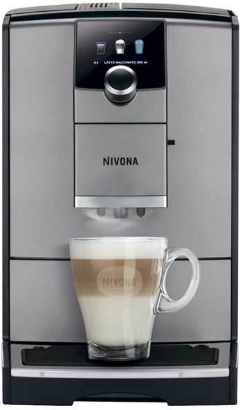 Кавомашина NIVONA CafeRomatica 2.2л, зерно + мелена, автомат.капучинатор, авторецептів - 7, сріблястий
