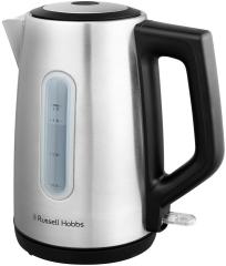 Електрочайник Russell Hobbs Heaton, 1.7л, нержавіюча сталь, сріблясто-чорний