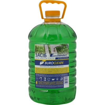 Засіб для миття скла Buroclean 5л зелене яблуко