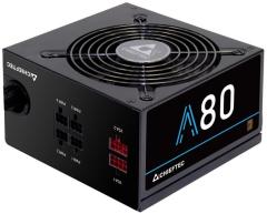 Блок живлення CHIEFTEC A-80  (650W), >85%, 120мм, 1xMB 24pin(20+4), 1xCPU 8pin(4+4), 4xMolex, 6xSATA, 2xPCIe 8pin(6+2), Modular