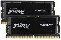Пам'ять ноутбука Kingston DDR5 16GB KIT (8GBx2) 4800 FURY Impact