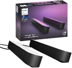 Панель освещения умная Philips Hue Play, RGB, ZigBee, диммирование, базовый комплект, блок питания, 2шт, чёрный