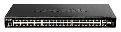 Коммутатор D-Link DGS-1520-52/E 48xGE, 2x10GE, 2xSFP+, L3, Стекируемый