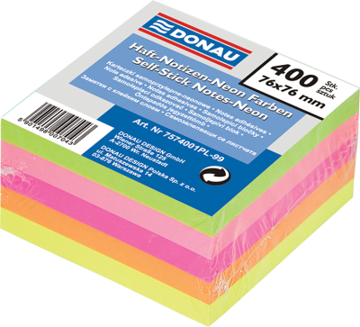 Куб стікерів 76х76мм, 400 аркушів