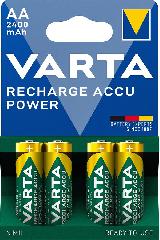 Аккумулятор VARTA RECHARGEABLE ACCU AA 2400mAh BLI 4 NI-MH (READY 2 USE)