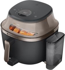 Мультипіч Philips Series 5000 OVI SteamFry 2000Вт, чаша-7.2л, сенсорне управл., 12 авто. програм, аксесуари, пластик, чорний
