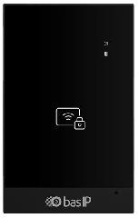 Считыватель BAS-IP CR-02BD, Mifare, Bluetooth, NFC, бесконтактная карта, чёрный