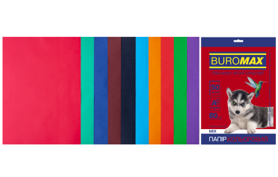 Набір кольорового паперу DARK+INTENSIVE, 10 кол.., 50 арк.