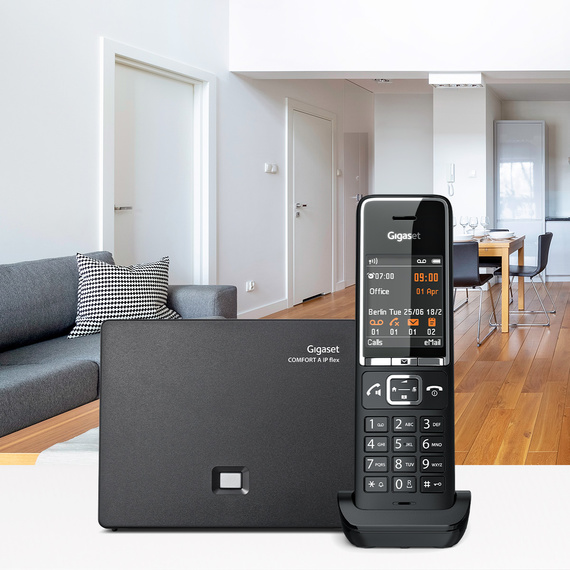 IP-радиотелефон DECT Gigaset Comfort 550 AM Black Chrome