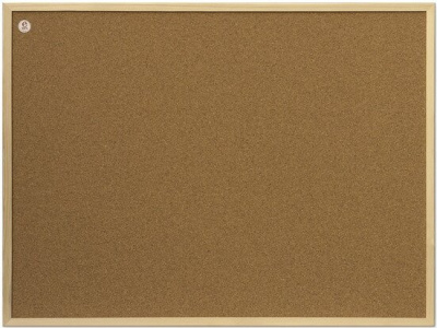 Дошка коркова 2х3 в дерев'яній рамці ecoBoard 30x40 см (TC34/C)