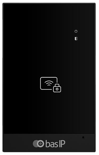 Считыватель BAS-IP CR-02BD, Mifare, Bluetooth, NFC, бесконтактная карта, чёрный