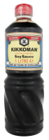 Соус Kikkoman соєвий натурально зварений 1л. Склад: вода, соєві боби, пшениця, сіль. Калорійність в 100г продукту: 77 ккал. Харчова (поживна) цінність у 100г продукту: Білки - 10г., Вуглеводи - 3.2г.